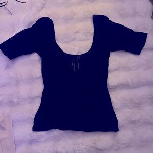 Laced cinq a sept blouse